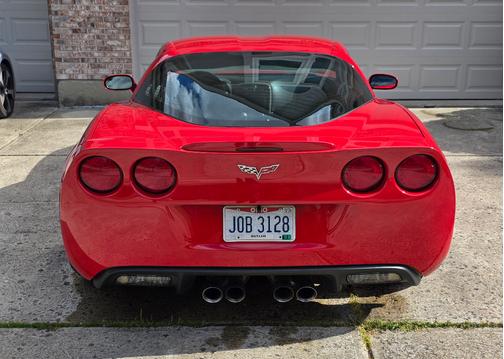 Red 2008 Chevrolet Corvette Z06