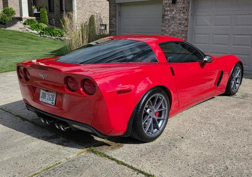 Red 2008 Chevrolet Corvette Z06