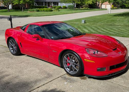 Red 2008 Chevrolet Corvette Z06