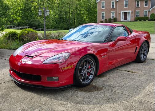 Red 2008 Chevrolet Corvette Z06