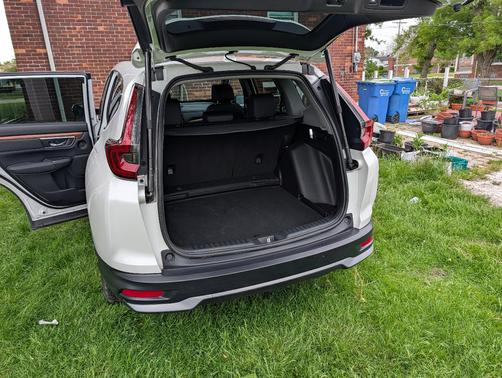 White 2021 Honda CR-V EX-L