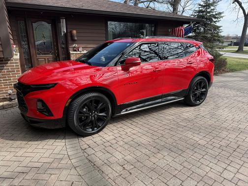 Red 2019 Chevrolet Blazer RS
