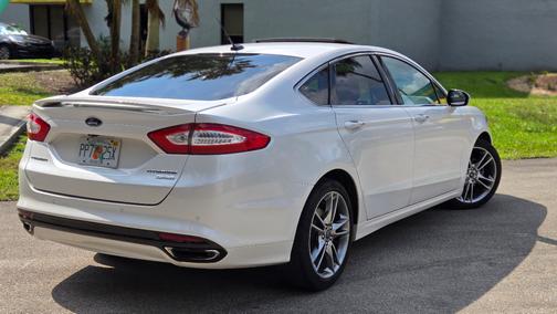 White 2013 Ford Fusion Titanium