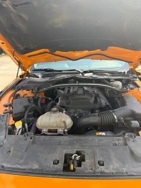 Orange 2018 Ford Mustang EcoBoost