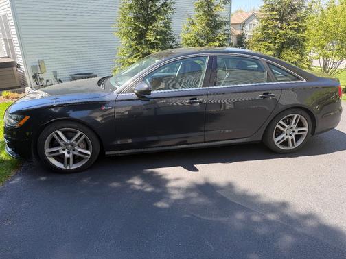 Black 2015 Audi A6 3.0T Prestige
