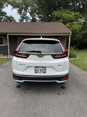 White 2020 Honda CR-V EX-L