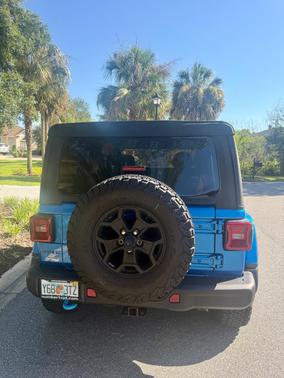 Blue 2023 Jeep Wrangler 4xe Rubicon 20th Anniversary