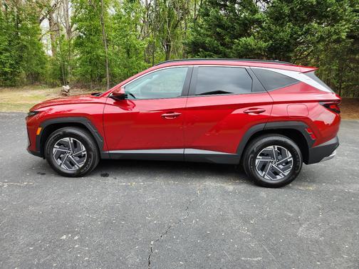Red 2025 Hyundai TUCSON Hybrid Blue