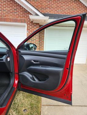 Red 2025 Hyundai TUCSON Hybrid Blue