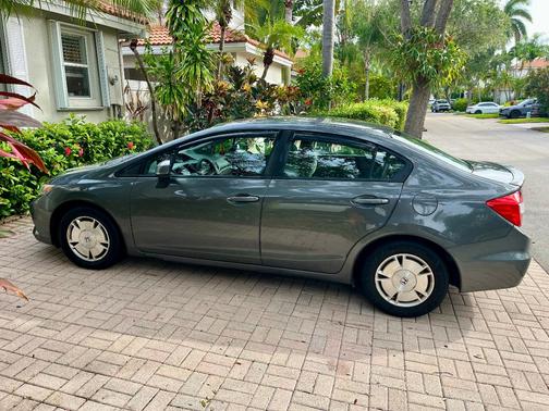 Gray 2012 Honda Civic HF