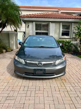 Gray 2012 Honda Civic HF