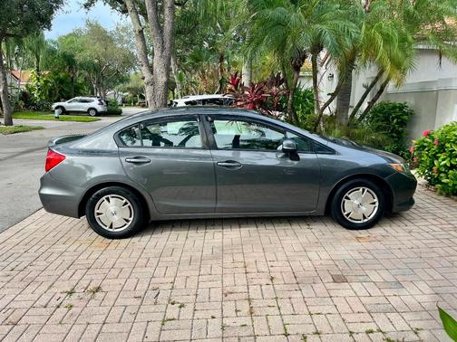 Gray 2012 Honda Civic HF