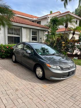 Gray 2012 Honda Civic HF