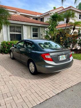 Gray 2012 Honda Civic HF