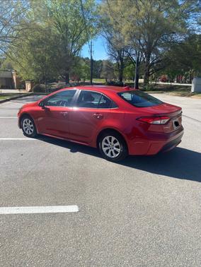 Red 2021 Toyota Corolla LE