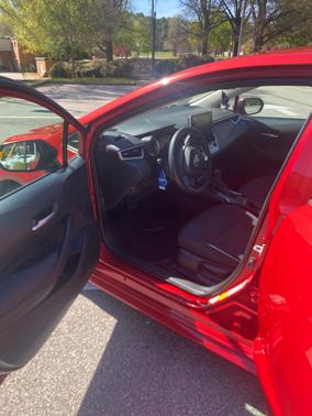 Red 2021 Toyota Corolla LE