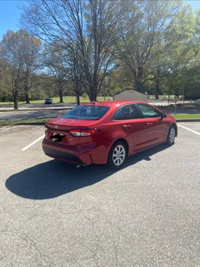 Red 2021 Toyota Corolla LE