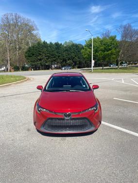 Red 2021 Toyota Corolla LE
