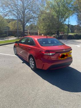 Red 2021 Toyota Corolla LE