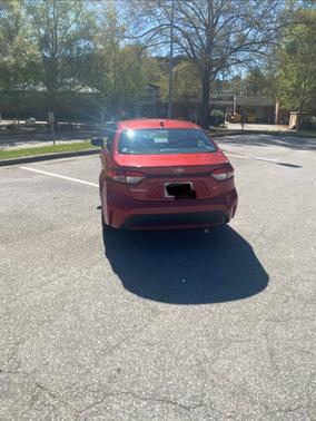 Red 2021 Toyota Corolla LE