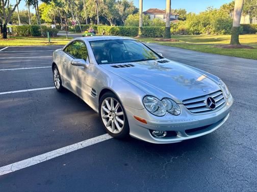 Silver 2007 Mercedes-Benz SL-Class SL550 Roadster