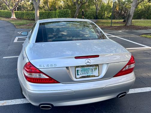 Silver 2007 Mercedes-Benz SL-Class SL550 Roadster
