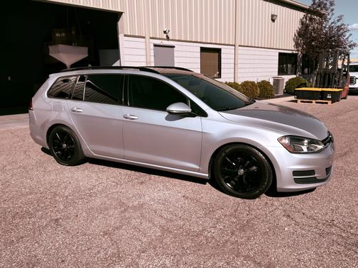 Silver 2017 Volkswagen Golf SportWagen TSI S