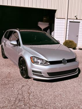 Silver 2017 Volkswagen Golf SportWagen TSI S