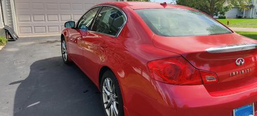 Red 2008 INFINITI G35 x