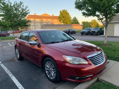 Red 2012 Chrysler 200 Limited