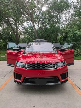 Red 2019 Land Rover Range Rover Sport HSE