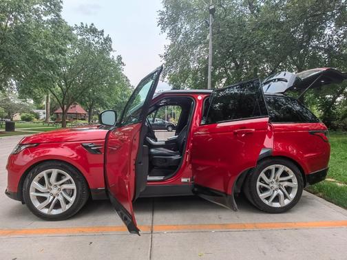 Red 2019 Land Rover Range Rover Sport HSE