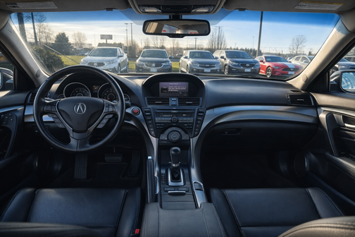 Black 2009 Acura TL Technology