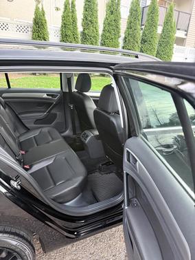 Black 2016 Volkswagen Golf SportWagen TSI SEL 4-Door