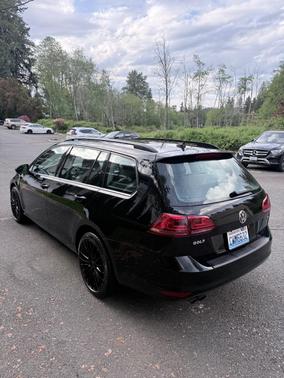 Black 2016 Volkswagen Golf SportWagen TSI SEL 4-Door