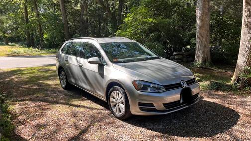 Silver 2017 Volkswagen Golf SportWagen TSI S