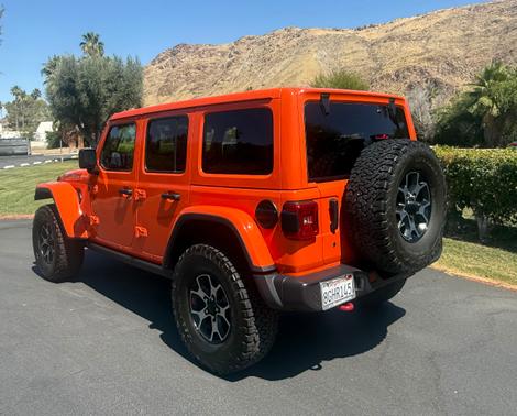 Orange 2018 Jeep Wrangler Unlimited Rubicon