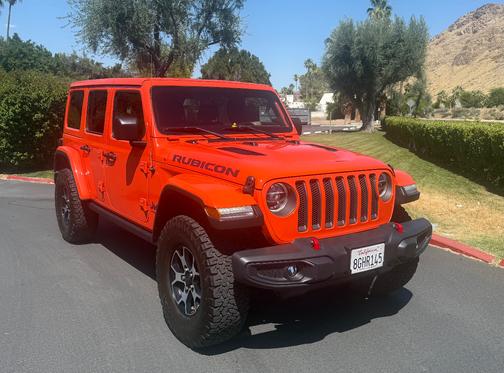 Orange 2018 Jeep Wrangler Unlimited Rubicon