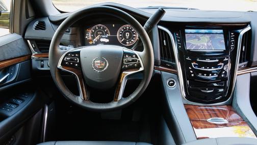 Red 2015 Cadillac Escalade ESV Luxury