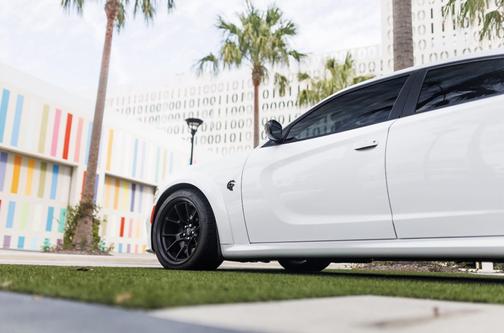 White 2023 Dodge Charger SRT Hellcat Widebody Jailbreak