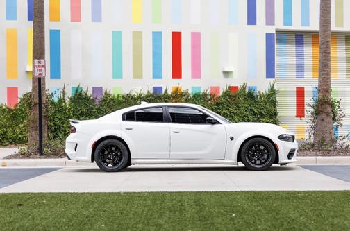 White 2023 Dodge Charger SRT Hellcat Widebody Jailbreak
