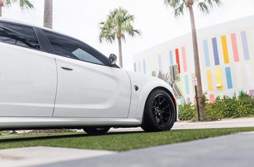 White 2023 Dodge Charger SRT Hellcat Widebody Jailbreak