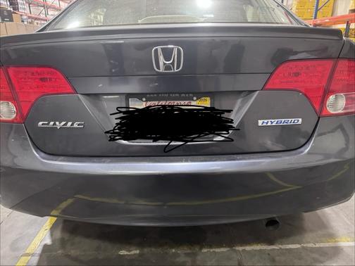 Blue 2008 Honda Civic Hybrid Base