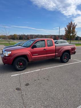 Red 2008 Toyota Tacoma Access Cab