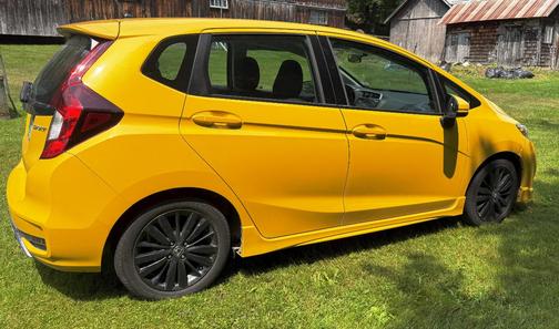 Yellow 2018 Honda Fit Sport