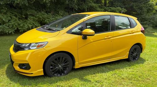 Yellow 2018 Honda Fit Sport
