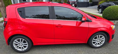 Red 2016 Chevrolet Sonic LT