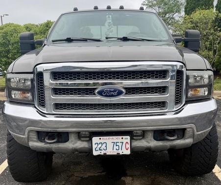 Gray 2004 Ford F-350 Lariat Crew Cab Super Duty