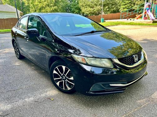 Black 2014 Honda Civic EX
