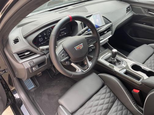 Black 2024 Cadillac CT4-V Blackwing